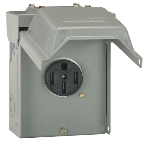 What type of junction box for 50A outlet 